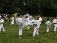 Kinderzeltlager und Karatetraining
